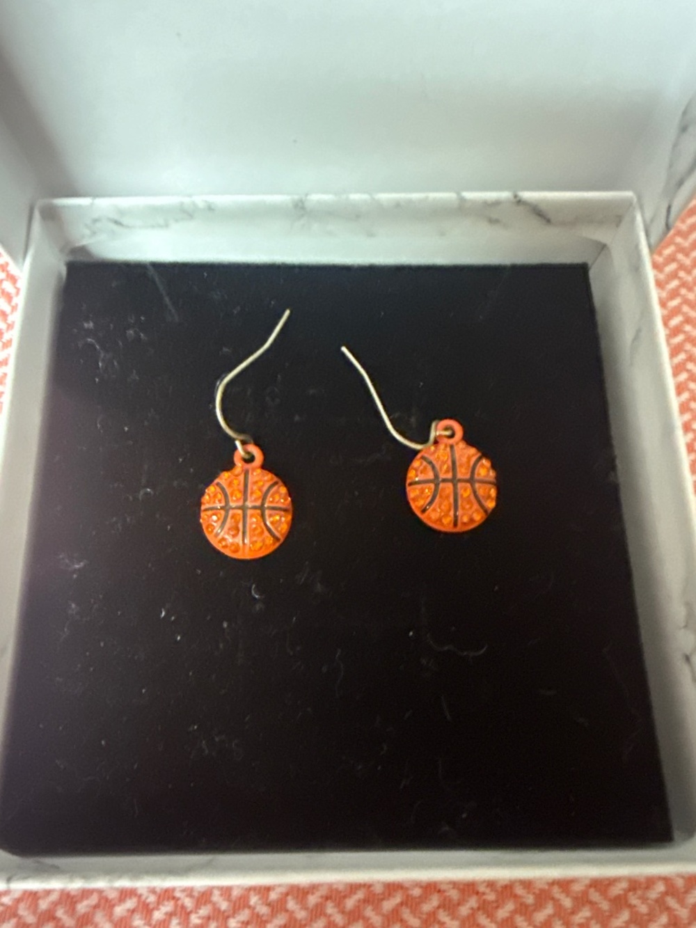 Basketball Dangle Earrings